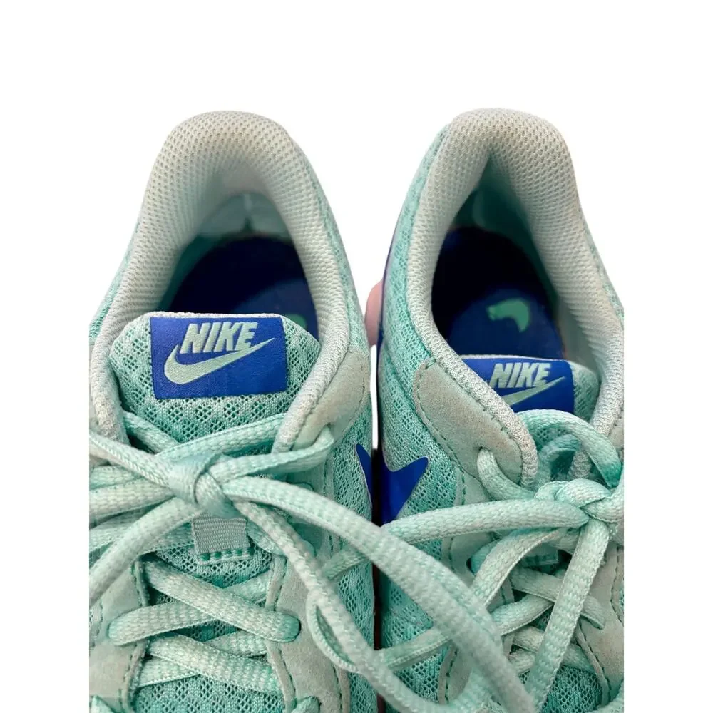 Nike Tanjun Teal Blue Mesh Running Shoes 6.5 Gorpcore Athleisure Sneakers Summer
